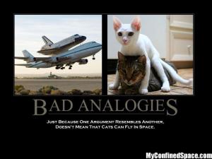 Bad analogies